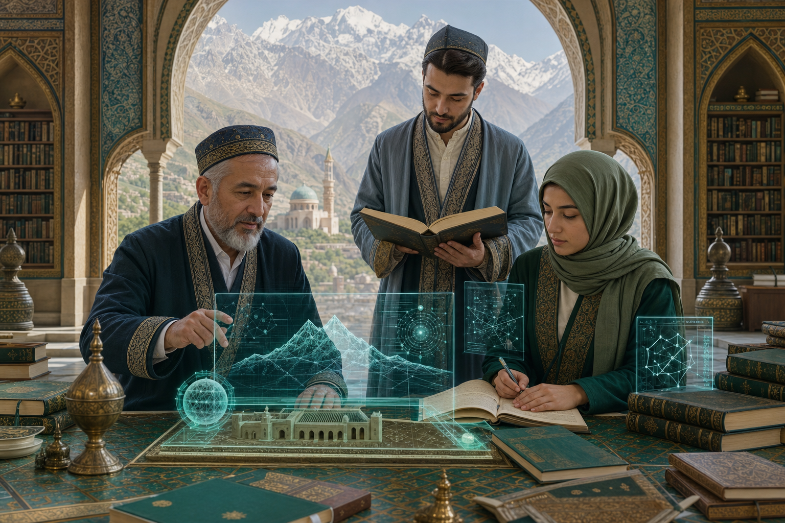 Tajik and Iranian scholars — Silk Road